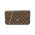 Louis Vuitton Ebene Coated Canvas Pochette Shoulder Bag