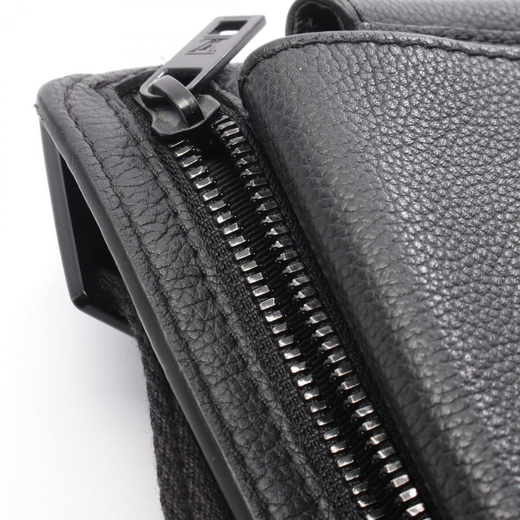 Louis Vuitton Black Noir Leather Fanny Pack