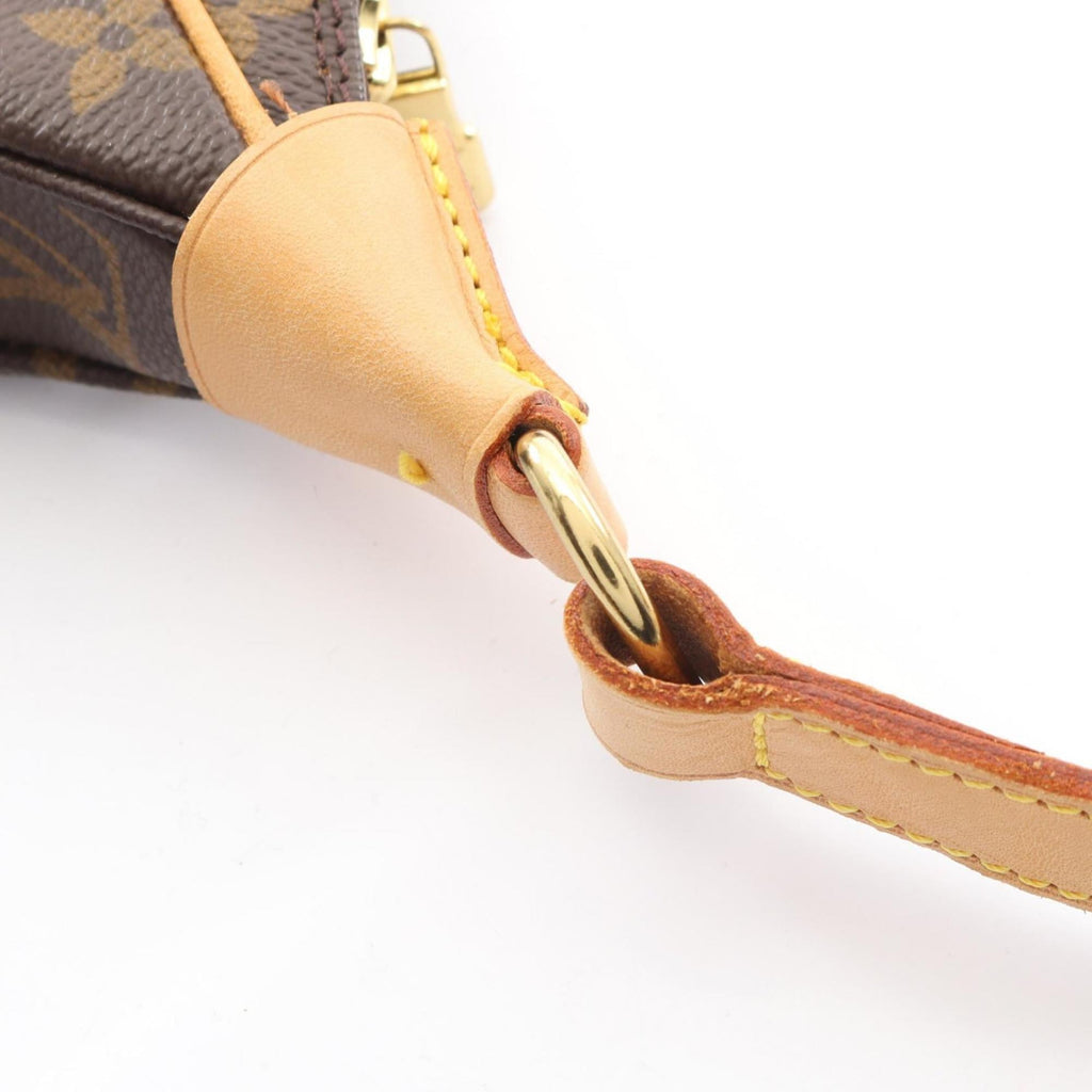 Louis Vuitton Brown Monogram Coated Canvas Leather Shoulder Bag