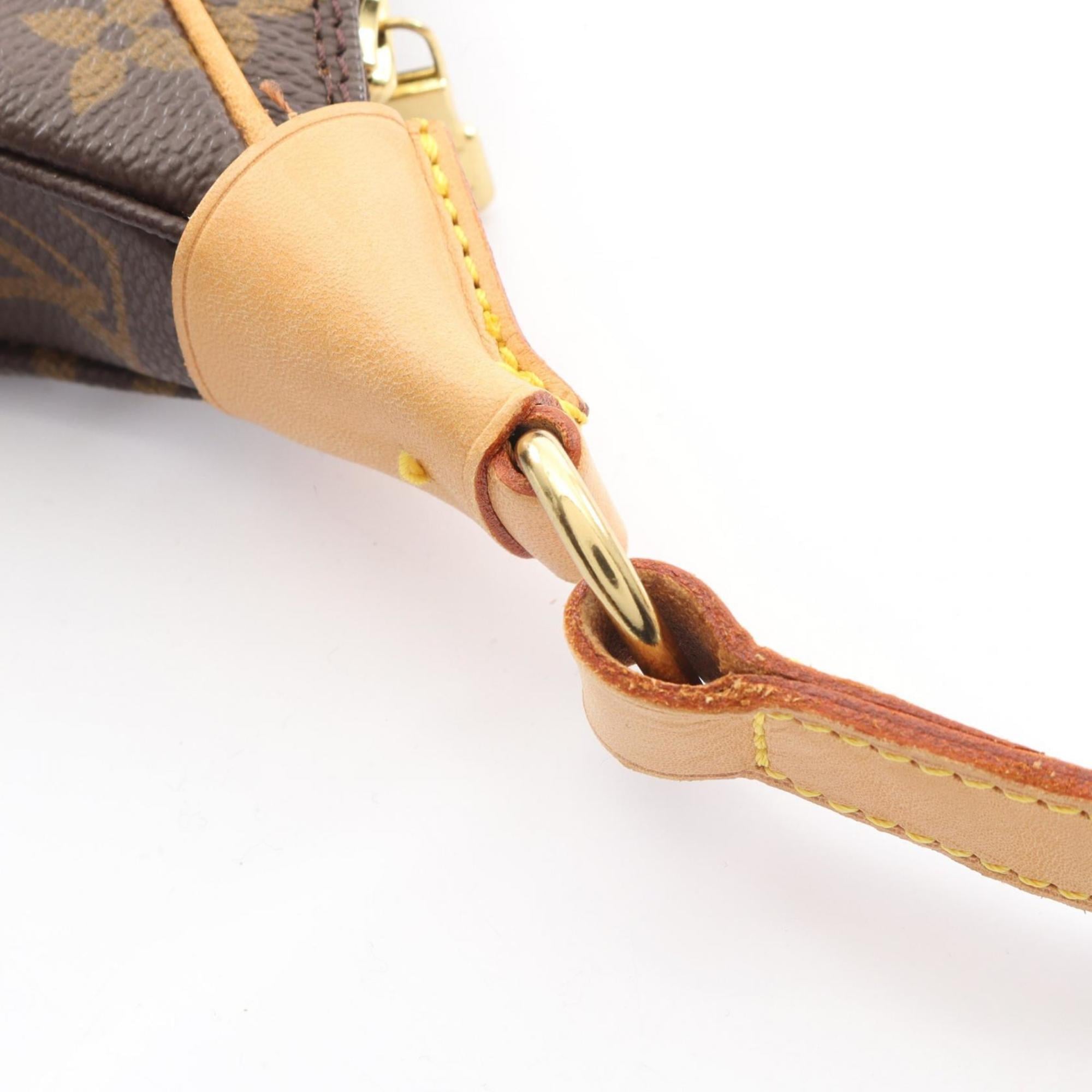 Louis Vuitton Brown Monogram Coated Canvas Leather Shoulder Bag
