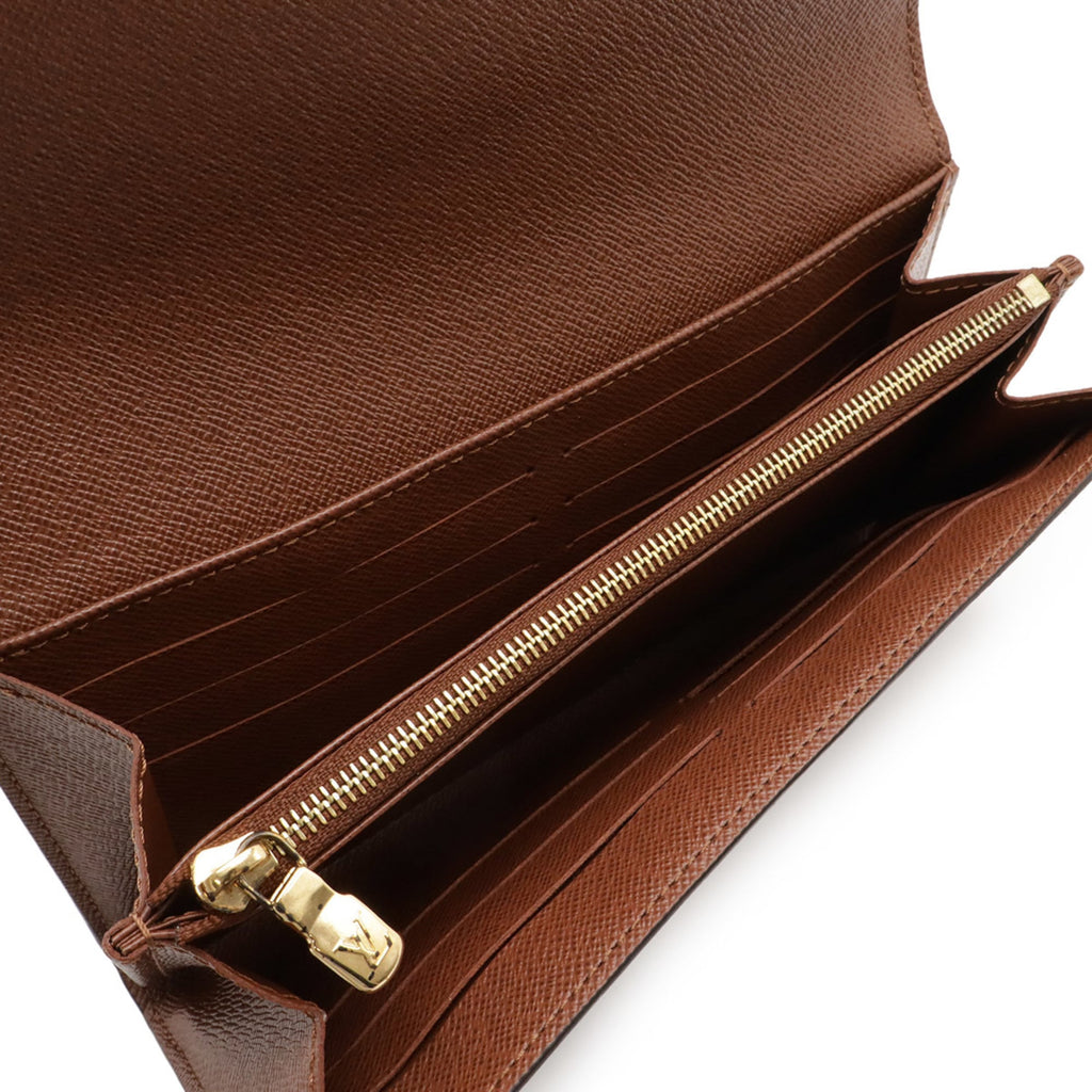 Louis Vuitton Brown Monogram Pvc Long Wallet