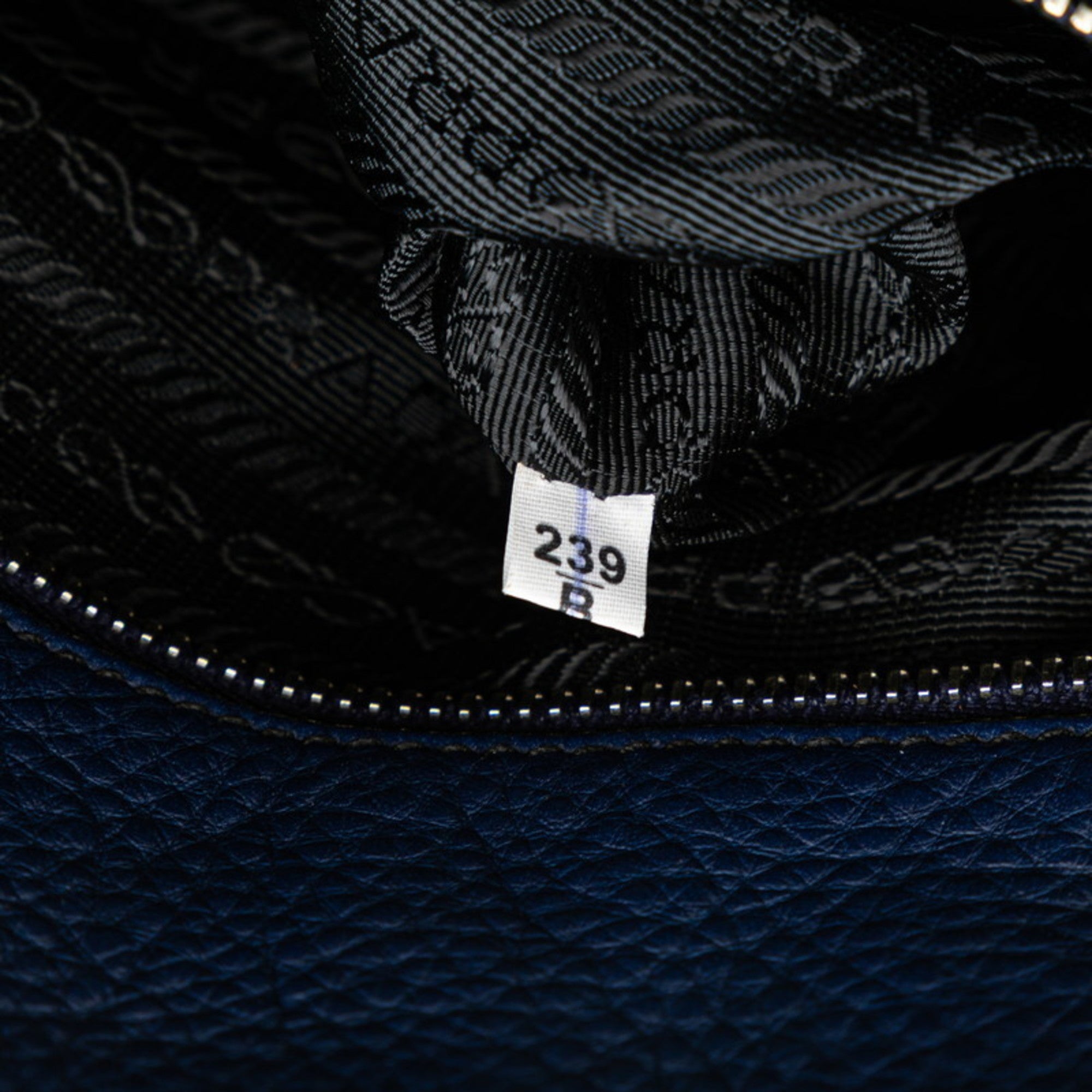 Prada Blue Handbag Tote Bag