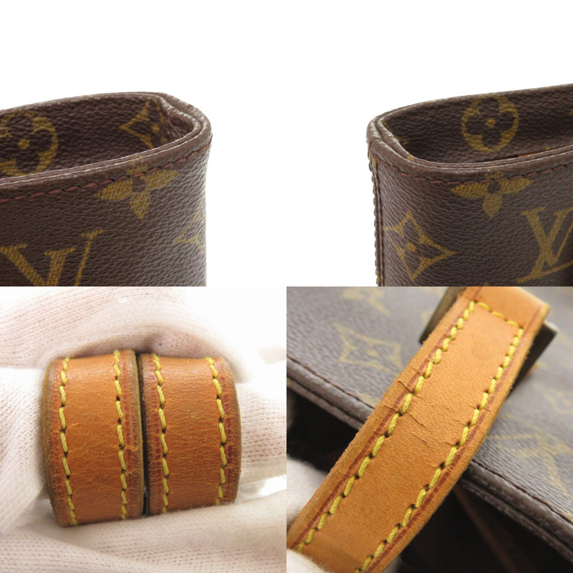 Louis Vuitton Brown Monogram Canvas Handbag
