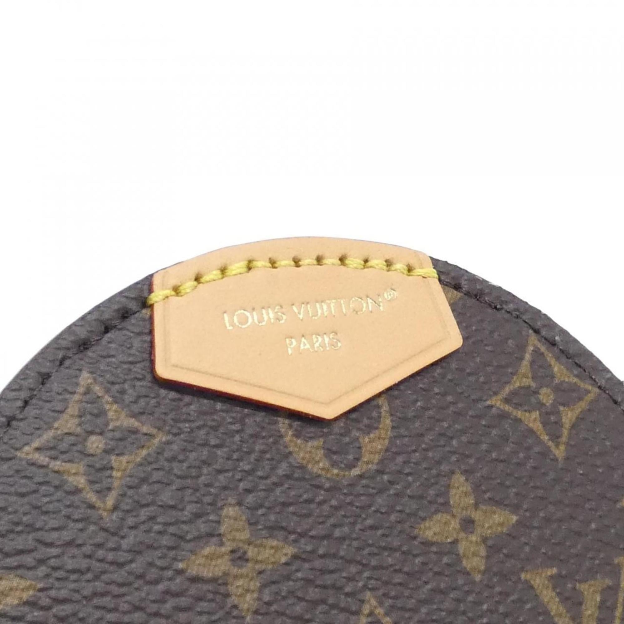 Louis Vuitton Brown Coated Canvas Pouch