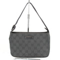 Gucci Black Gg Canvas Handbag (Pre-Owned)