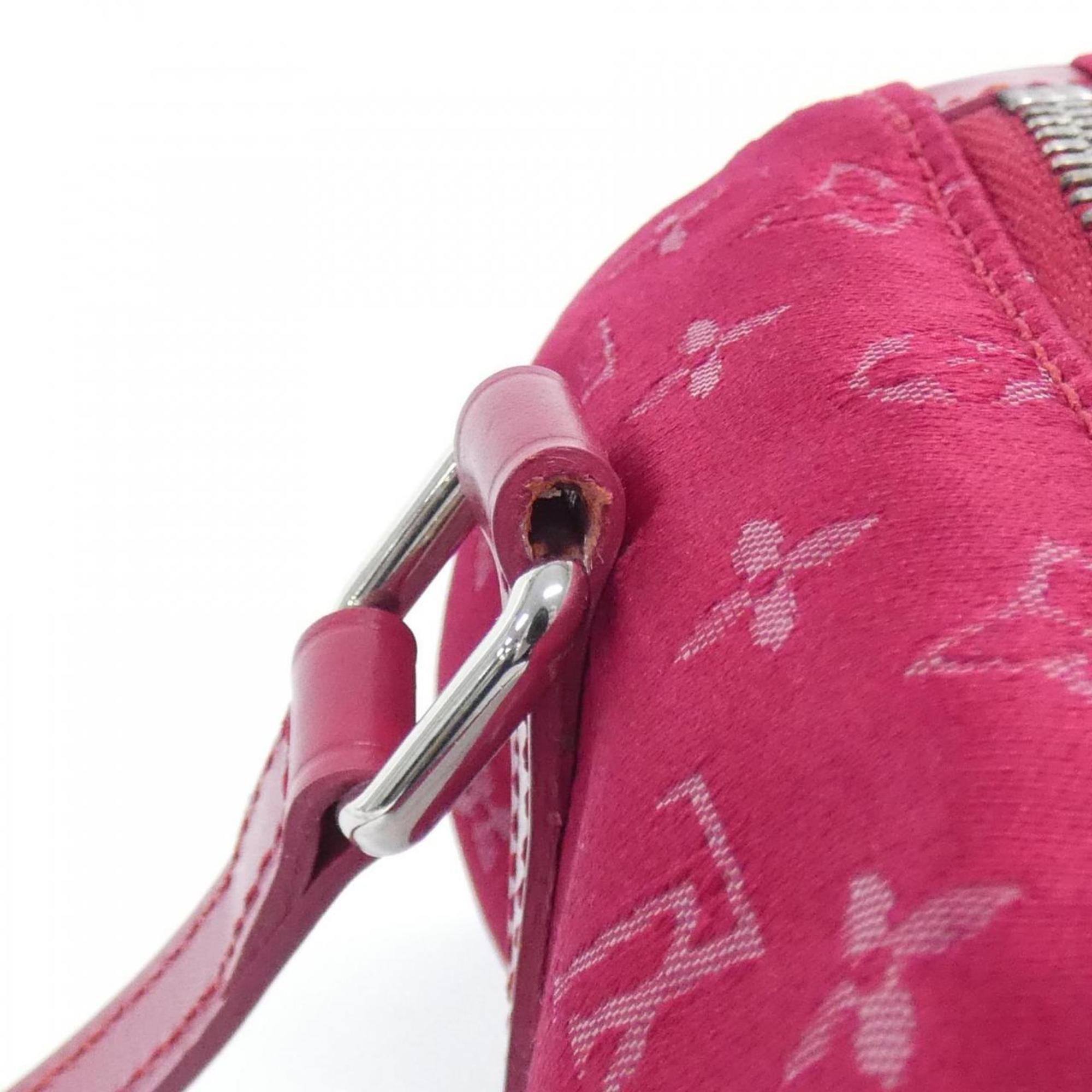 Louis Vuitton Red Color Satin Handbag