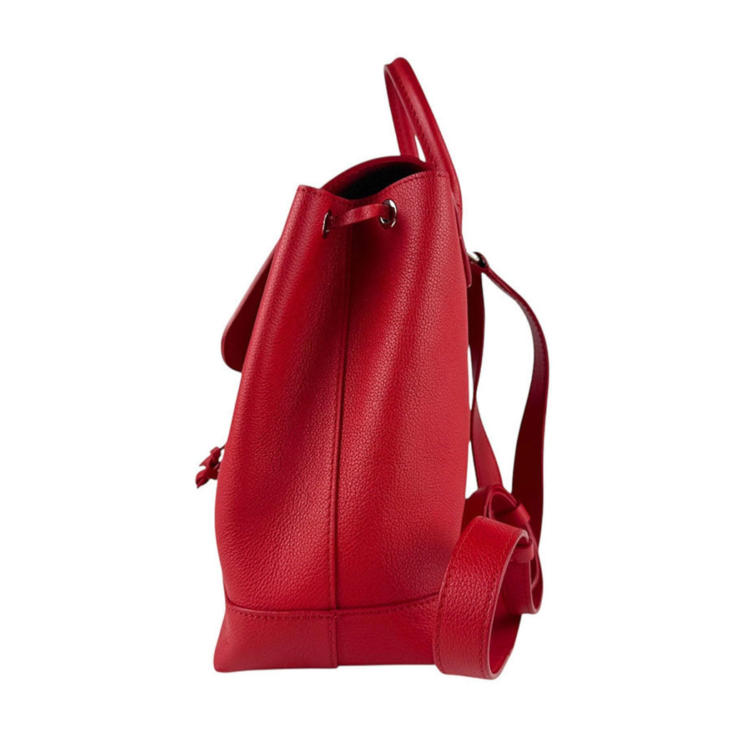 Louis Vuitton Red Color Leather Backpack