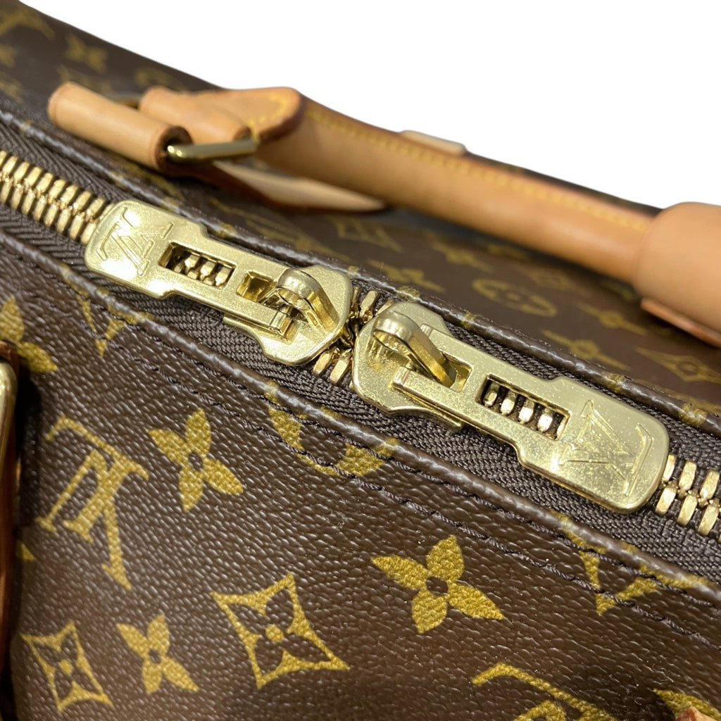 Louis Vuitton Brown Pvc Boston Bag