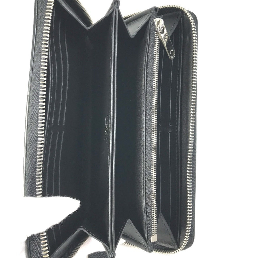 Louis Vuitton Black Mahina Leather Long Wallet