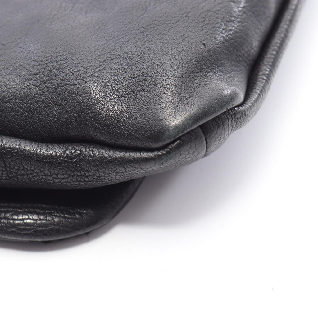 Chanel Black Leather Shoulder Bag