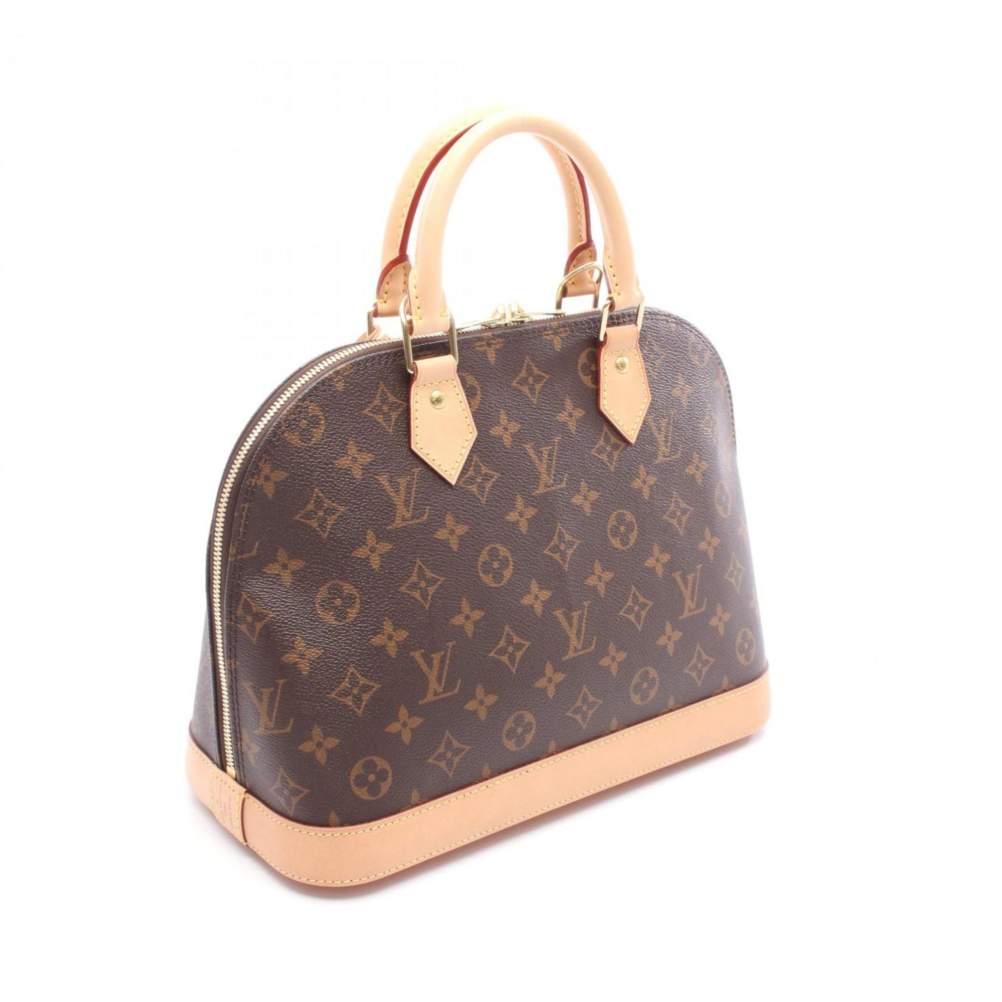 Louis Vuitton Brown Monogram Coated Canvas Handbag