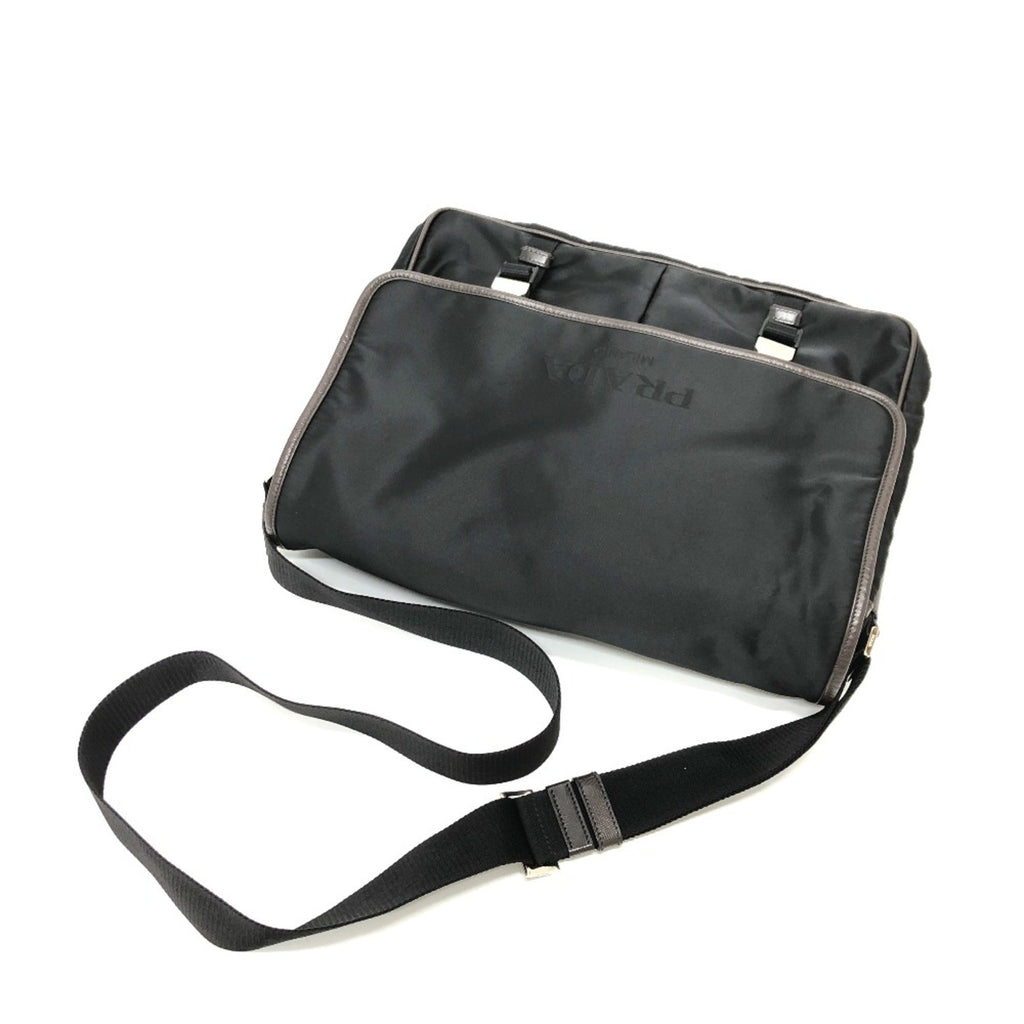 Prada Black Cloth Shoulder Bag