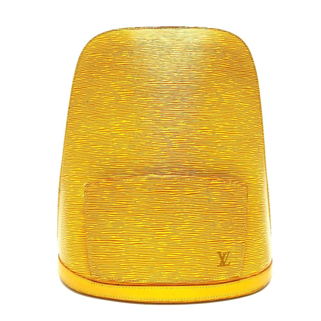 Louis Vuitton Epi Yellow Epi Leather Backpack