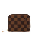 Louis Vuitton Brown Damier Canvas Pvc Leather Coin Purse/Coin Case