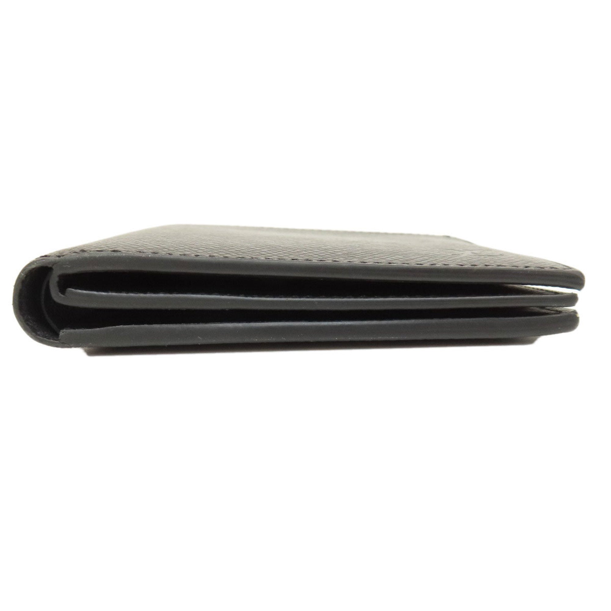 Louis Vuitton Black Taiga Leather Wallet