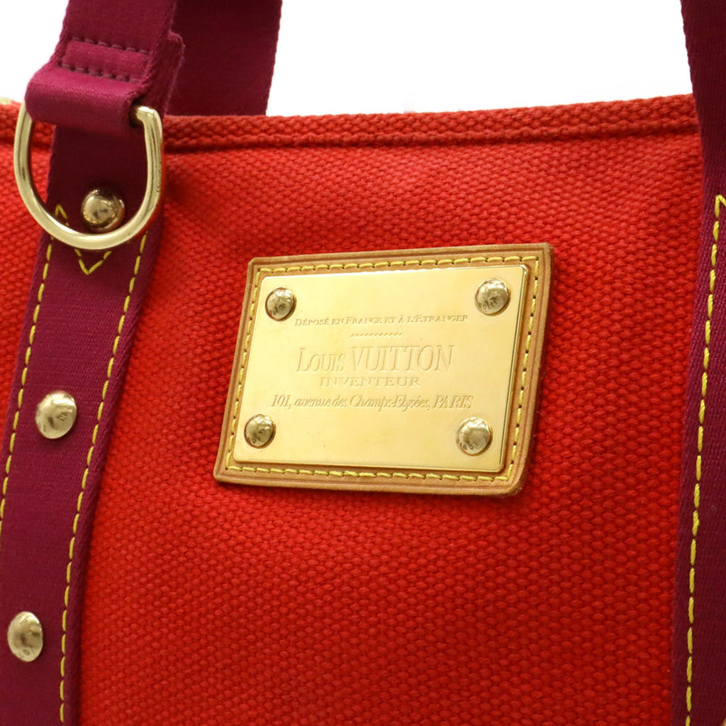 Louis Vuitton Purple Rouge Canvas Shoulder Bag Tote Bag