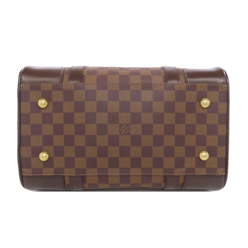 Louis Vuitton Brown Ebene Damier Canvas Boston Bag