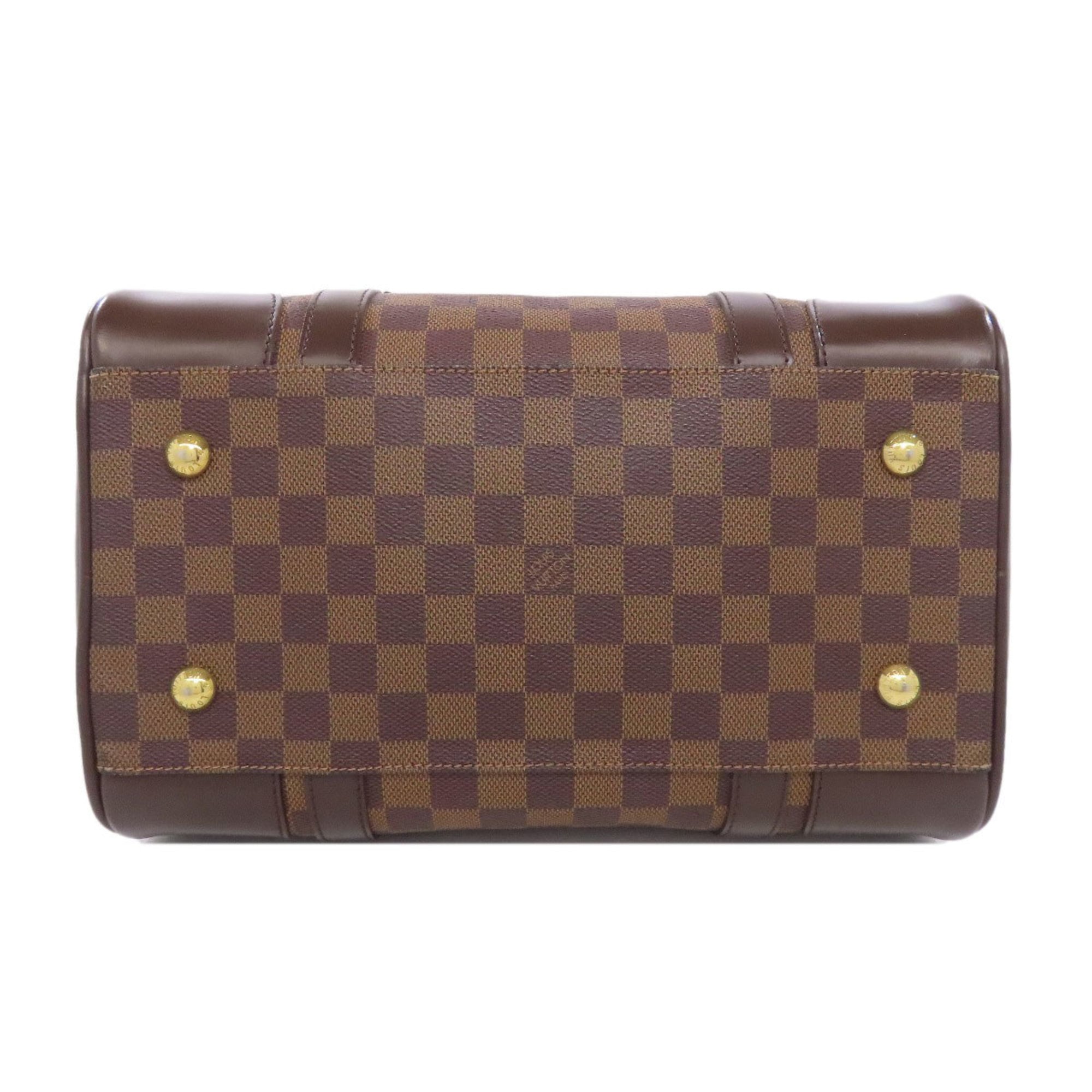Louis Vuitton Brown Ebene Damier Canvas Boston Bag