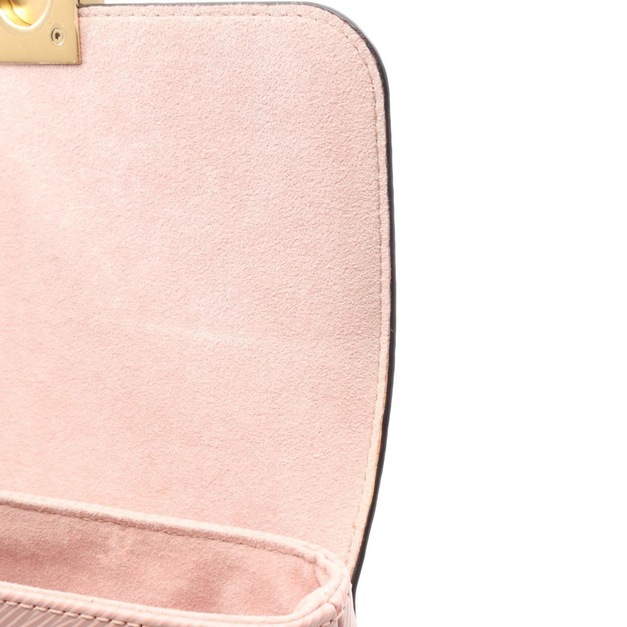 Louis Vuitton Pink Leather Handbag