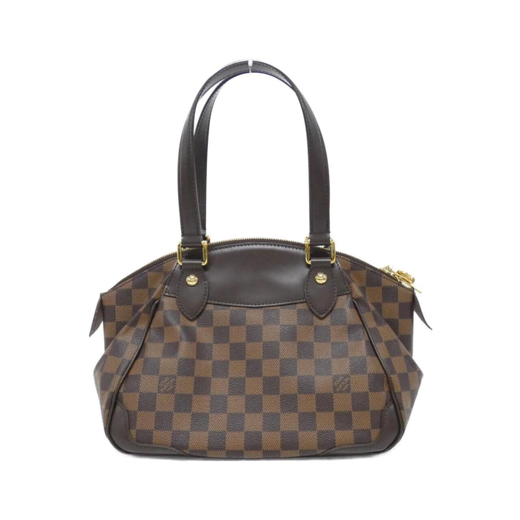 Louis Vuitton Brown Coated Canvas Handbag