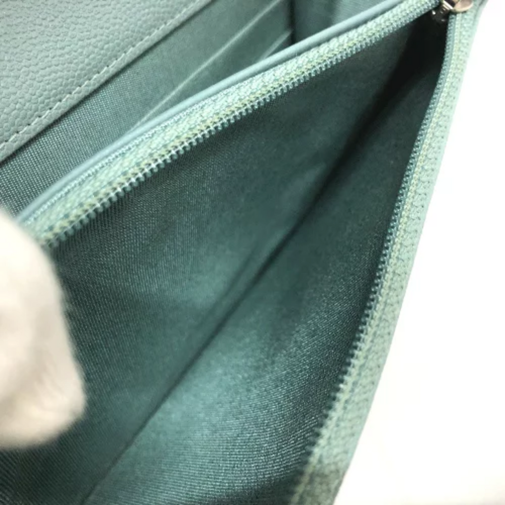 Chanel Blue Leather Shoulder Bag