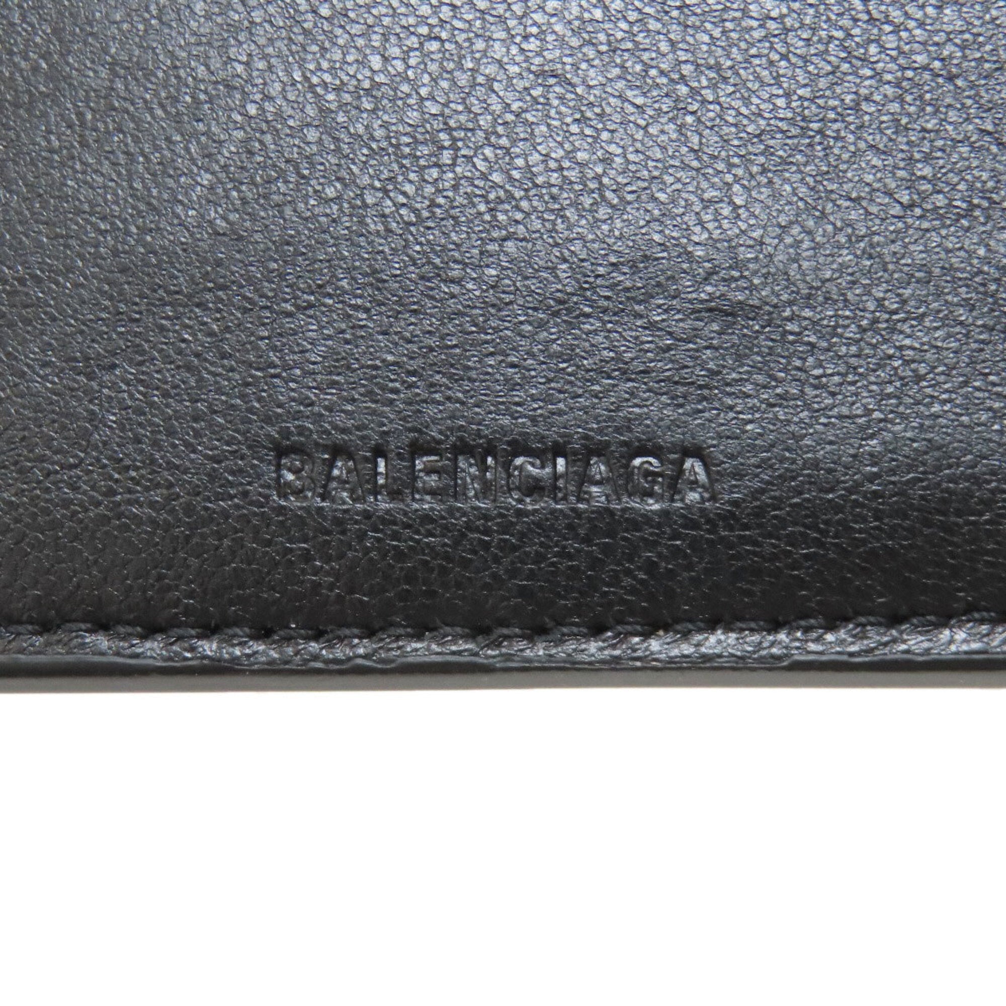 Balenciaga Black Leather Wallet (Bi-Fold)