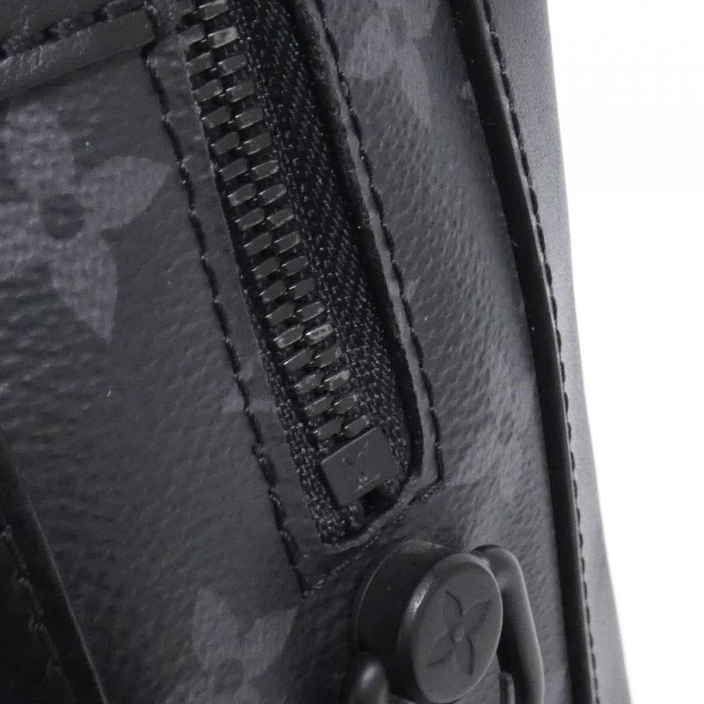 Louis Vuitton Black Coated Canvas Shoulder Bag