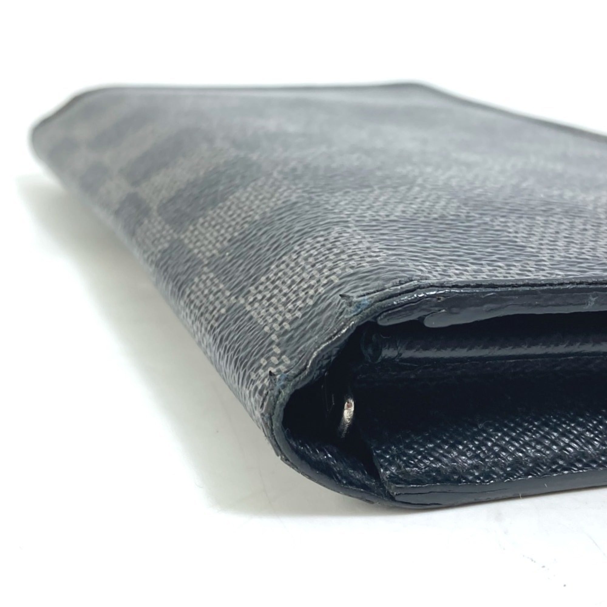 Louis Vuitton Damier Graphite Black Damier Graphite Long Wallet