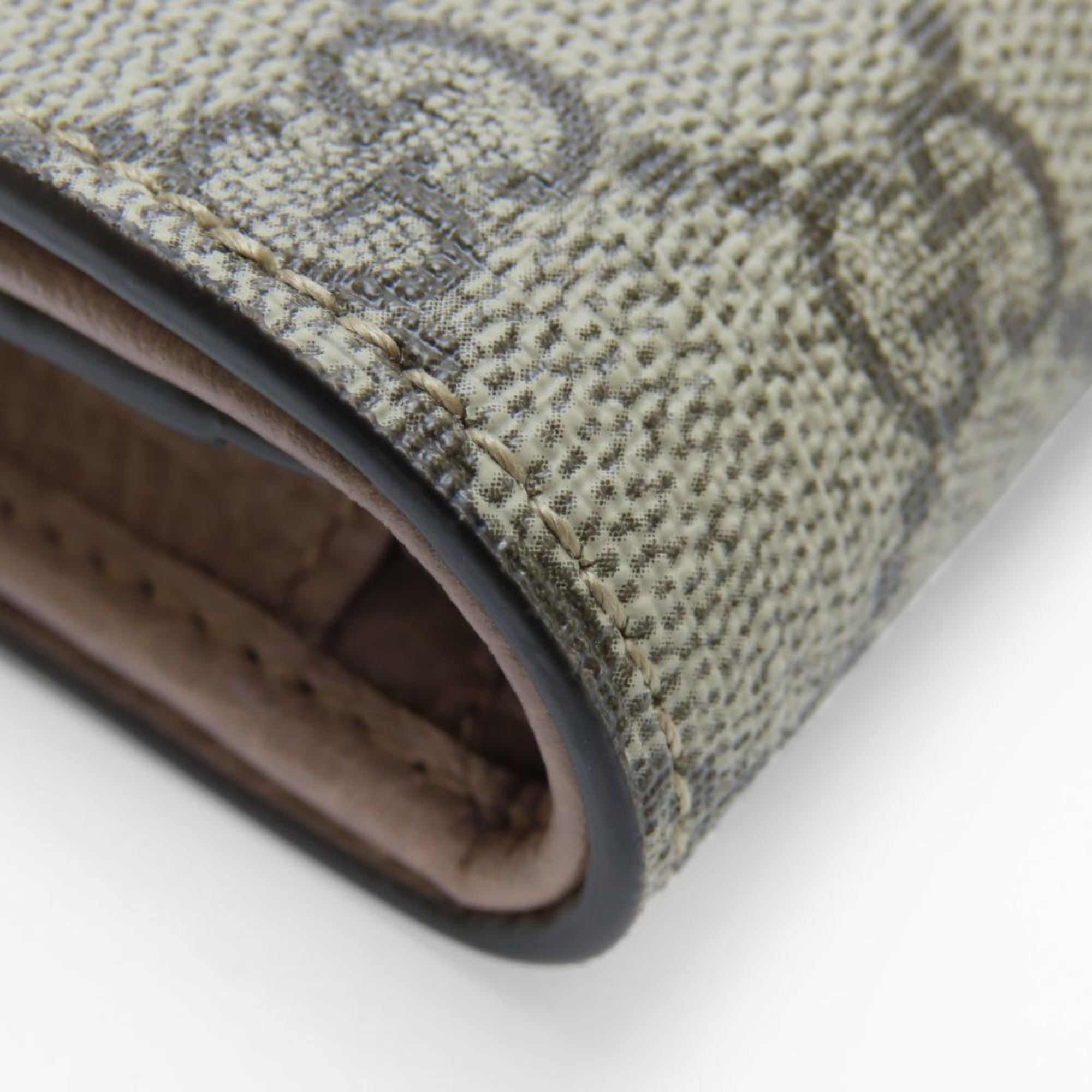Gucci Beige Dusty Pink Gg Supreme Leather Wallet (Bi-Fold) (Pre-Owned)
