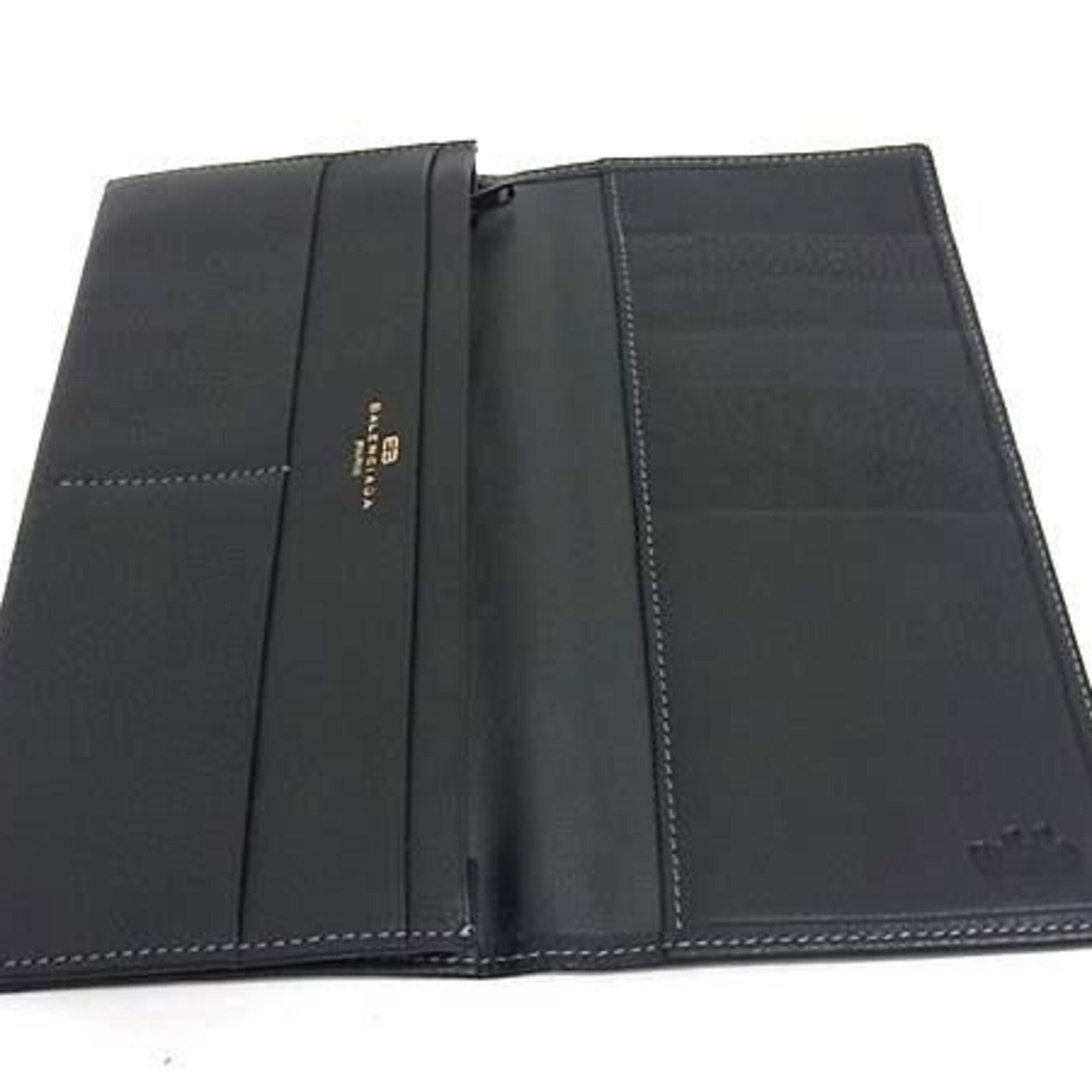 Balenciaga Black Leather Wallet (Bi-Fold)