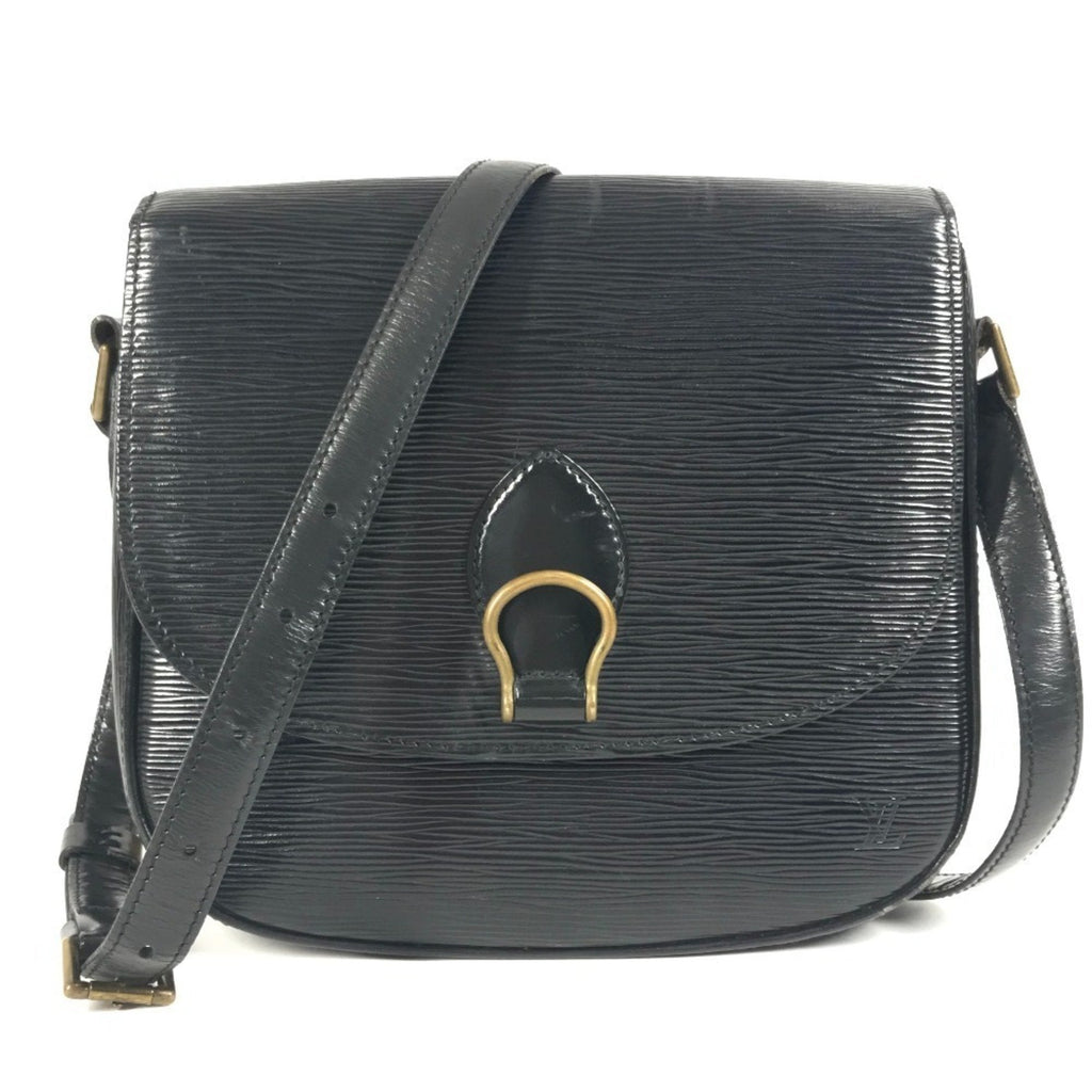 Louis Vuitton Black Noir Epi Leather Shoulder Bag