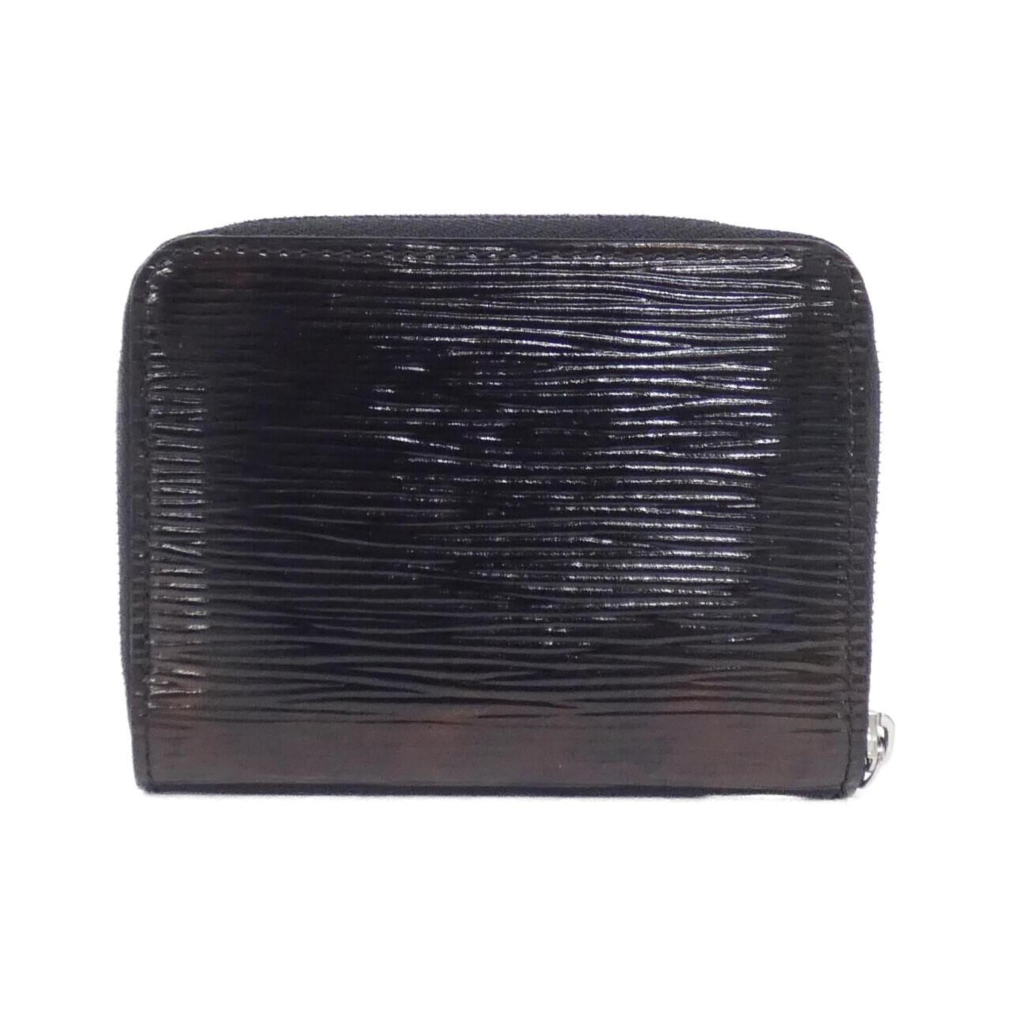 Louis Vuitton Black Leather Coin Purse/Coin Case