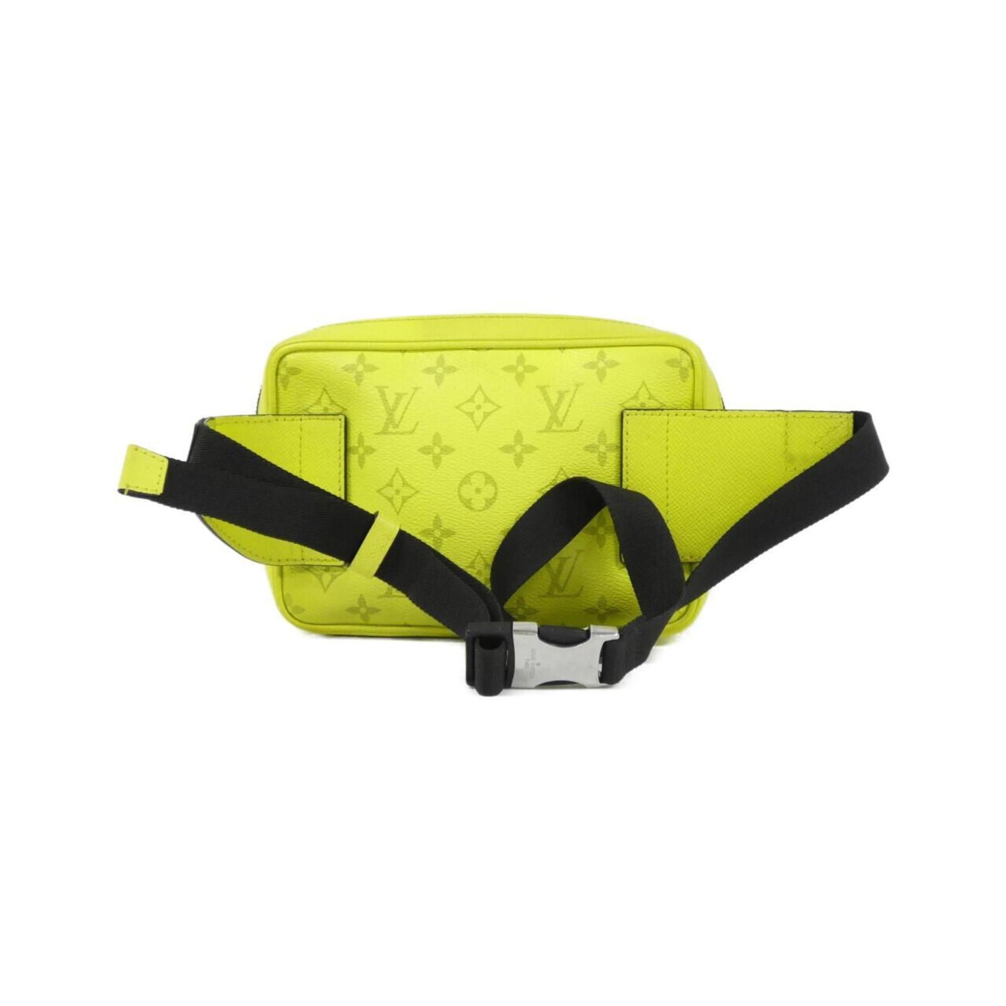 Louis Vuitton Jaune Yellow Coated Canvas Leather Shoulder Bag