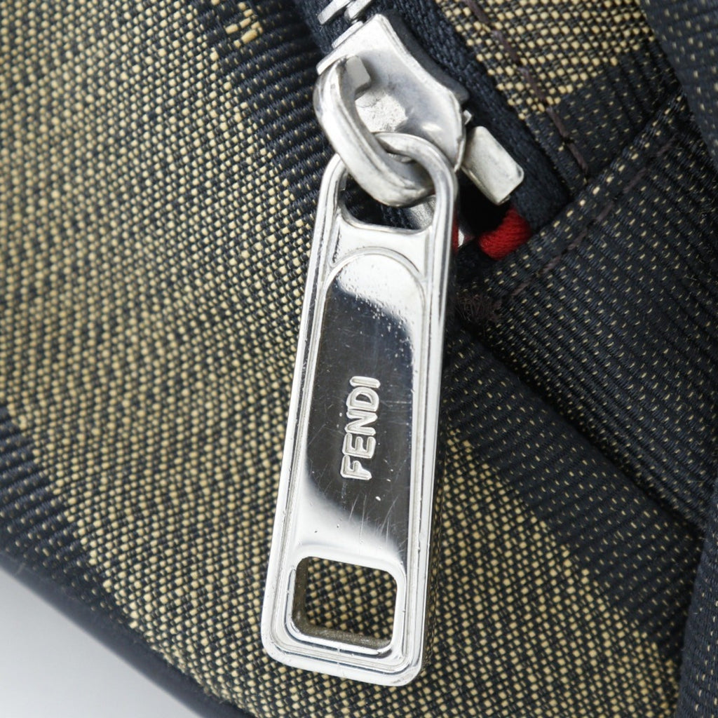 Fendi Brown Nylon Canvas Fanny Pack