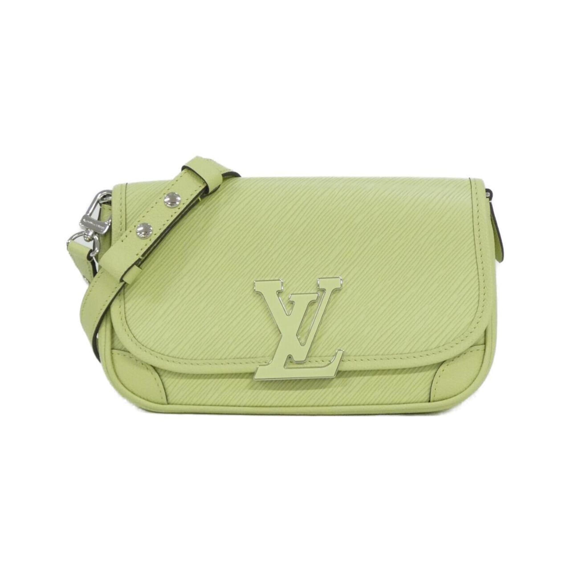 Louis Vuitton Green Leather Shoulder Bag