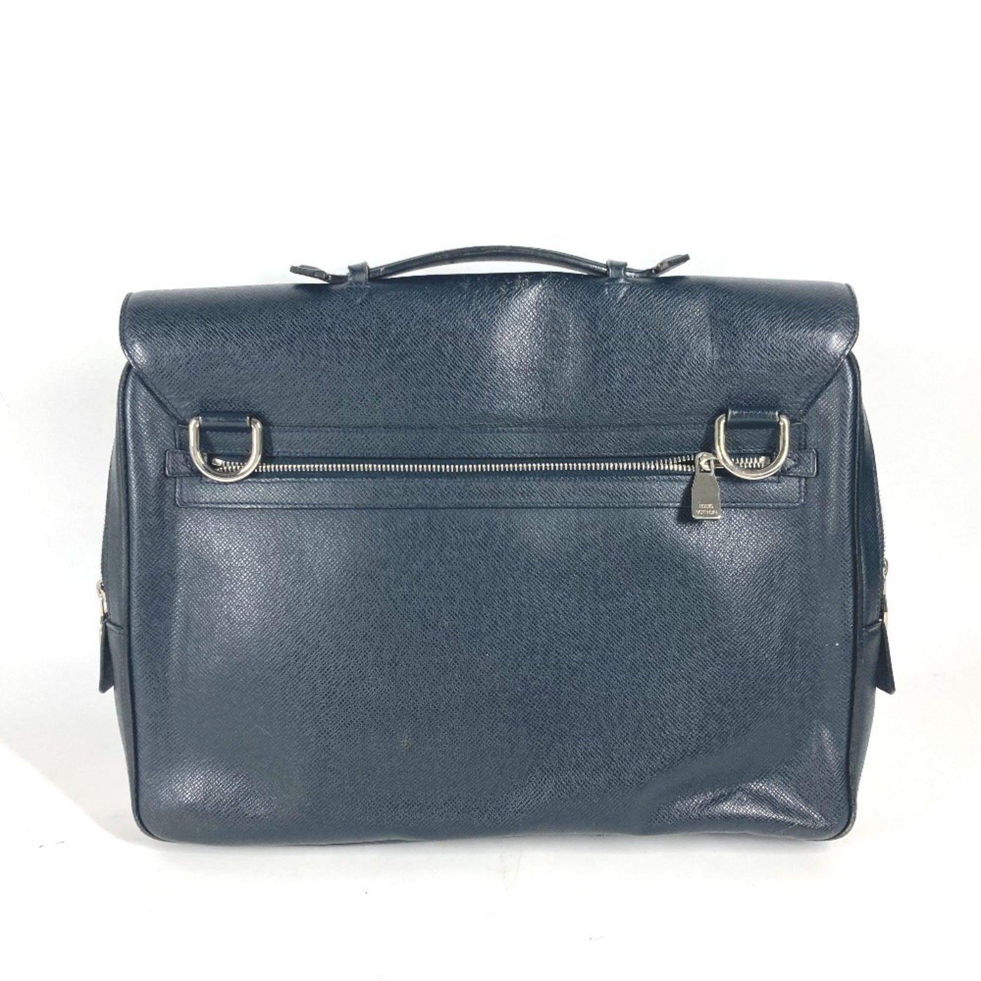 Louis Vuitton Boreal Dark Navy Taiga Leather Leather Briefcase