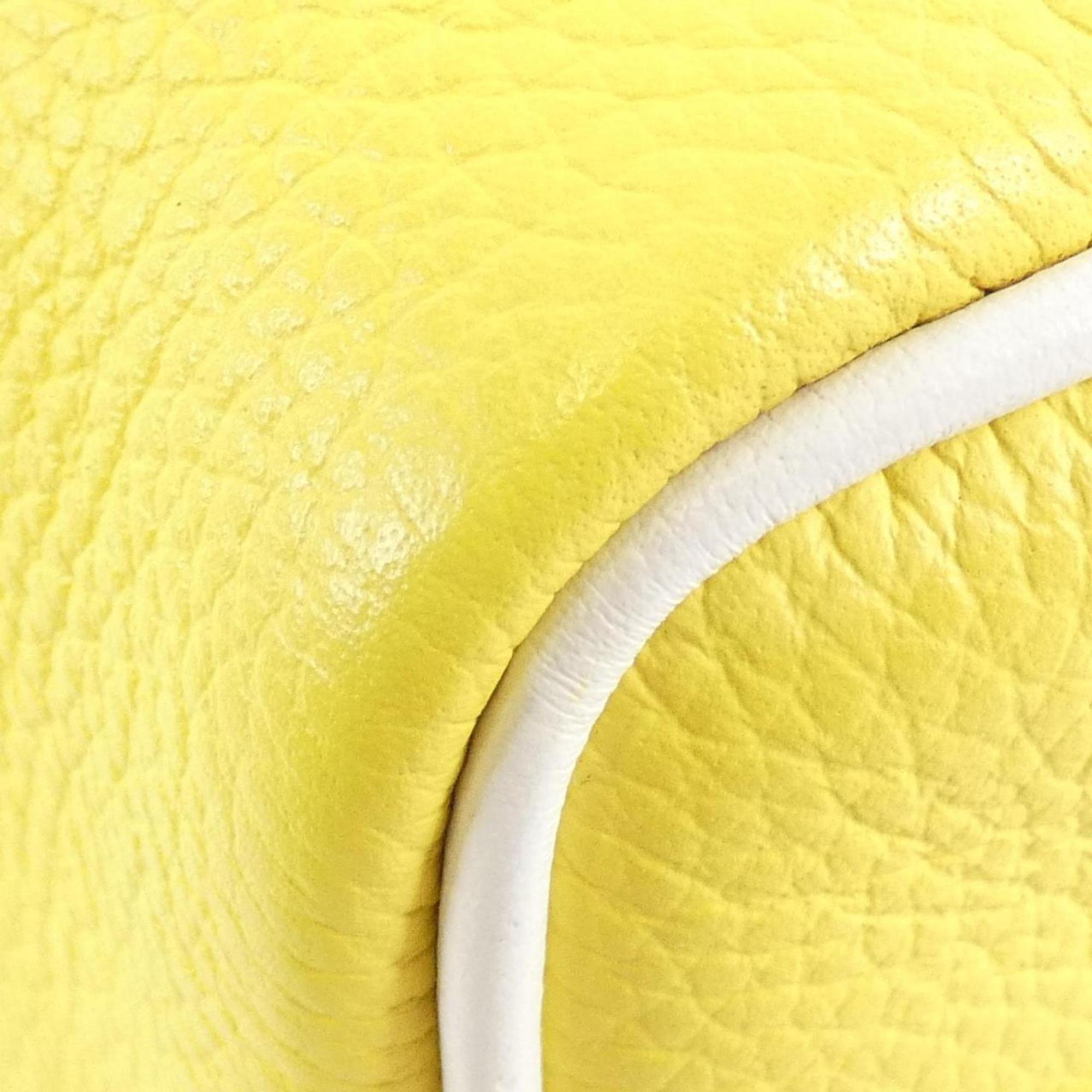 Louis Vuitton Jaune Leather Boston Bag