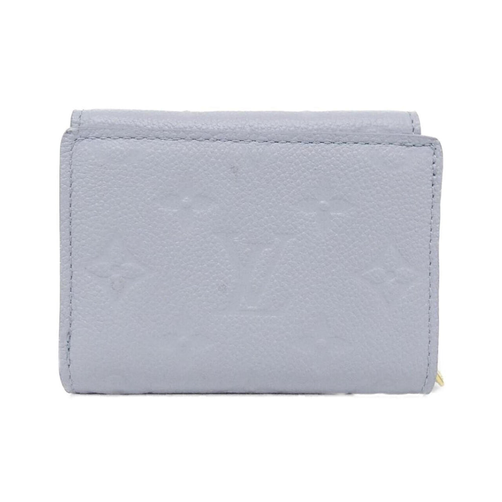 Louis Vuitton Blue Leather Wallet (Tri-Fold)
