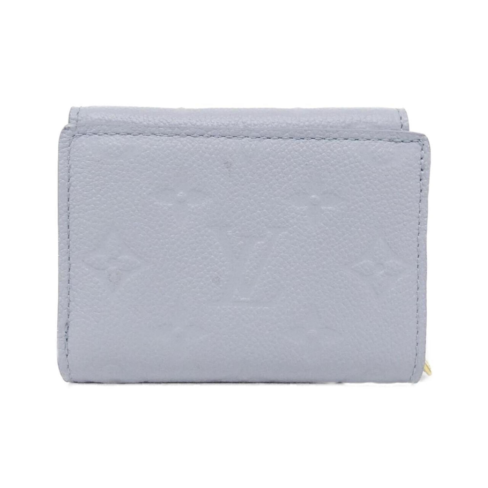 Louis Vuitton Blue Leather Wallet (Tri-Fold)