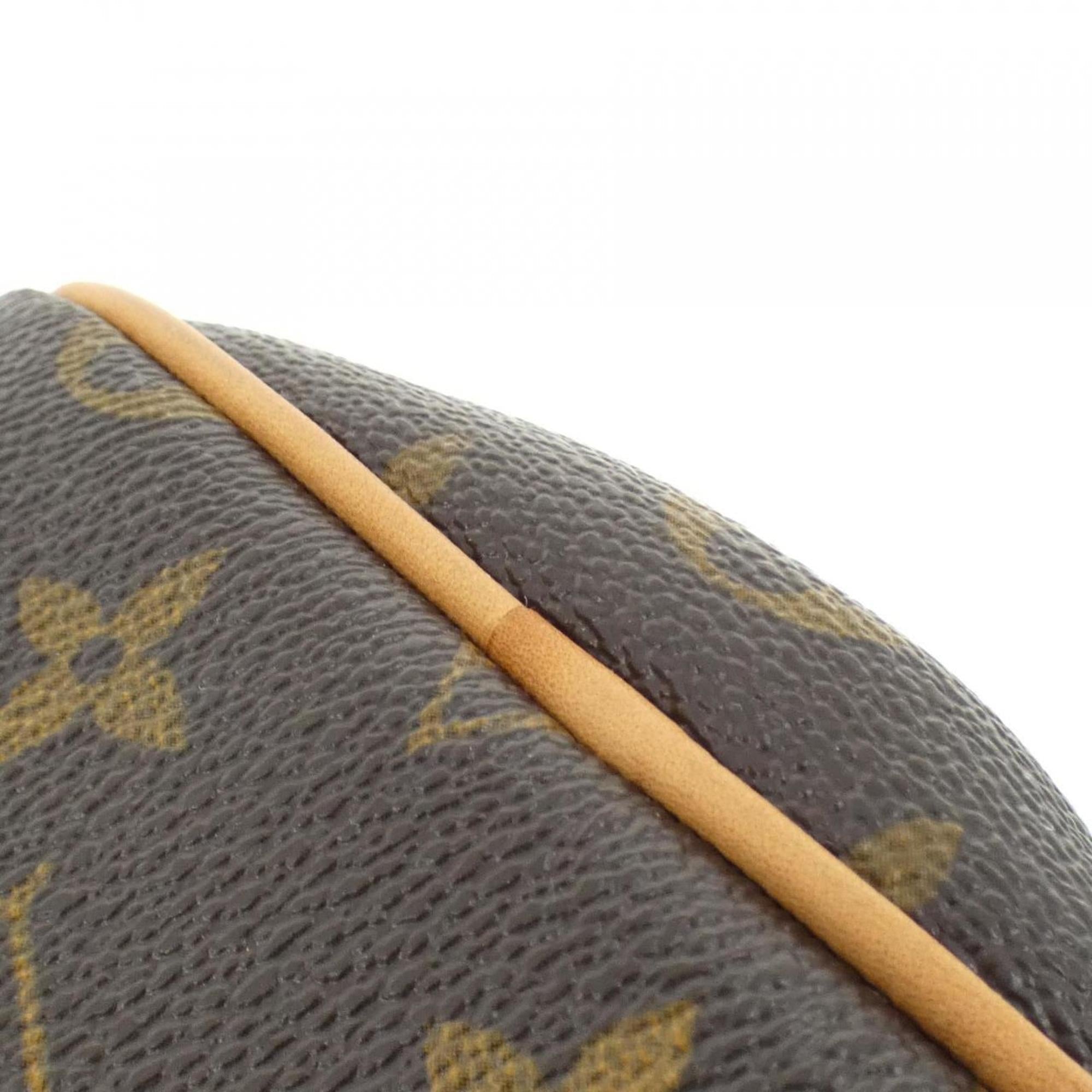 Louis Vuitton Marron Coated Canvas Shoulder Bag