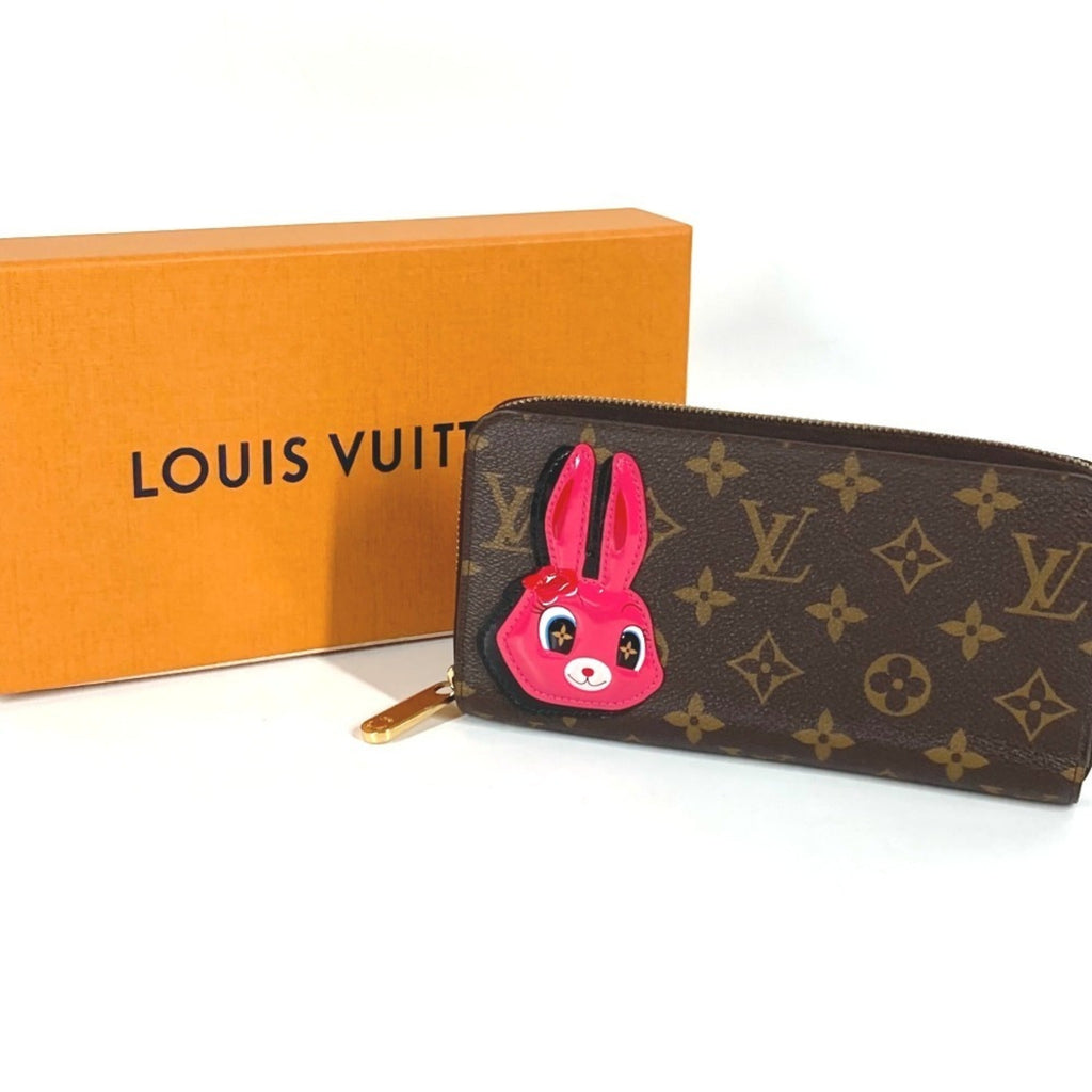 Louis Vuitton Brown Pink Monogram Long Wallet