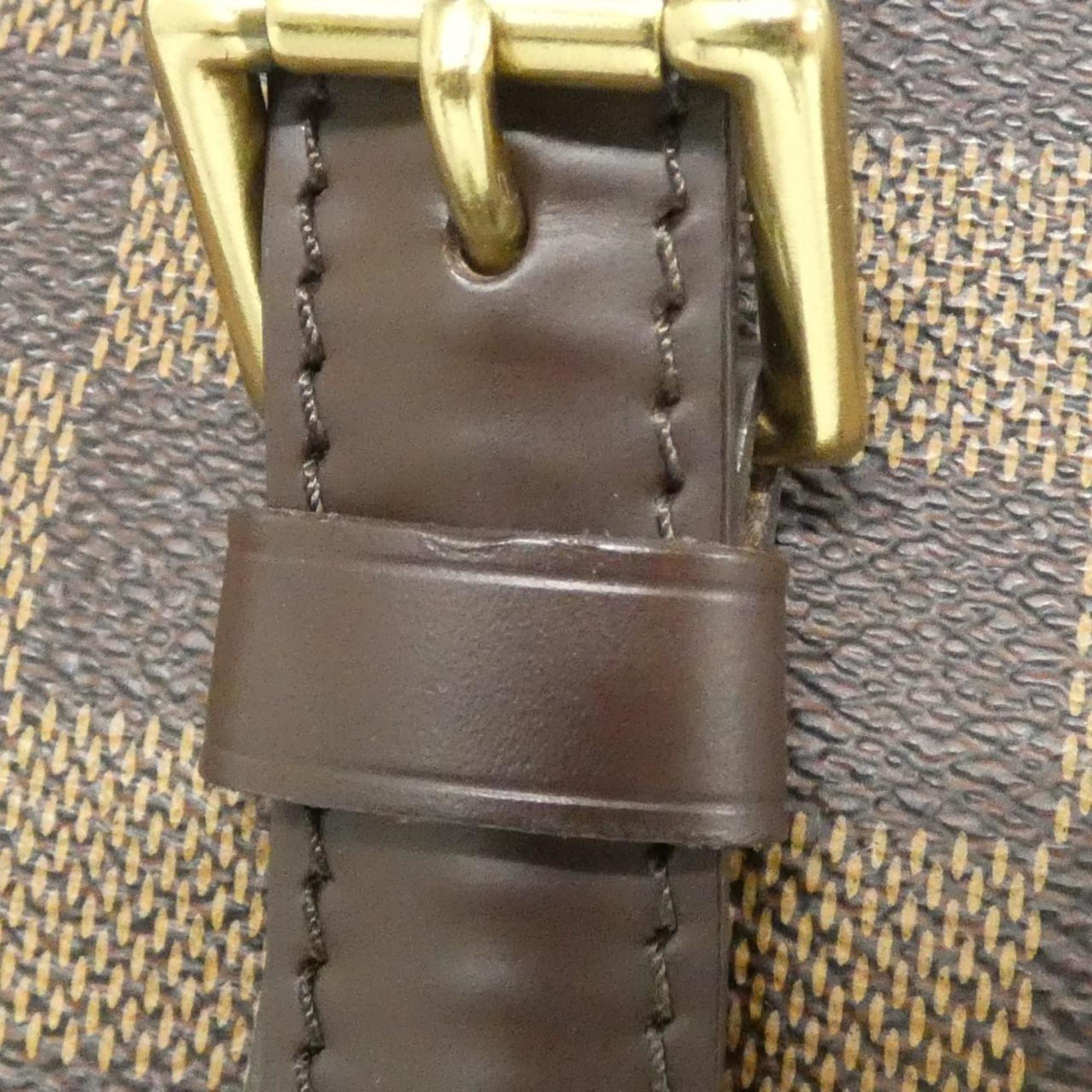 Louis Vuitton Brown Coated Canvas Shoulder Bag