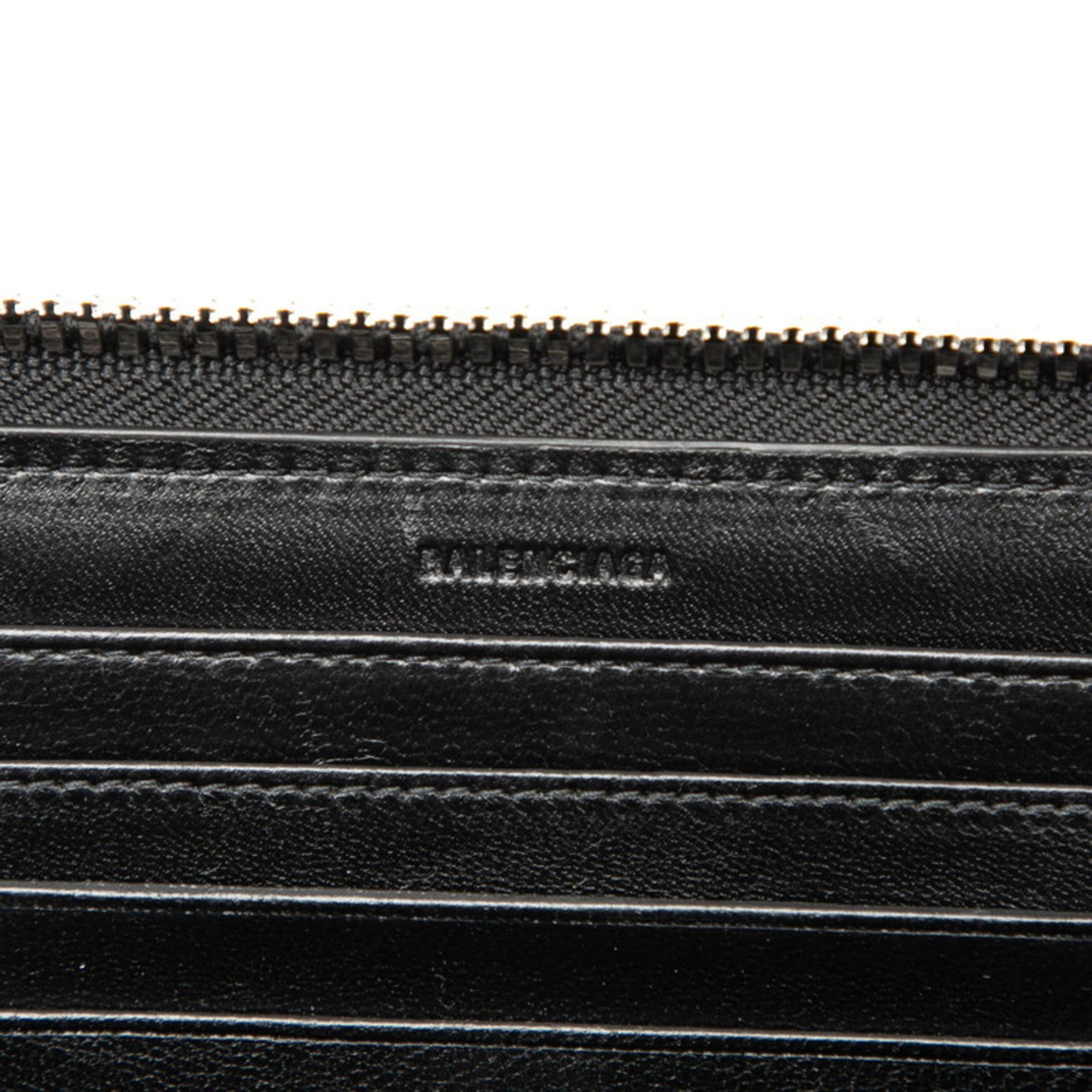 Balenciaga Black Leather Clutch Bag Shoulder