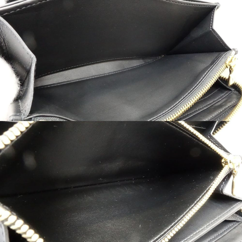 Louis Vuitton Noir Leather Long Wallet