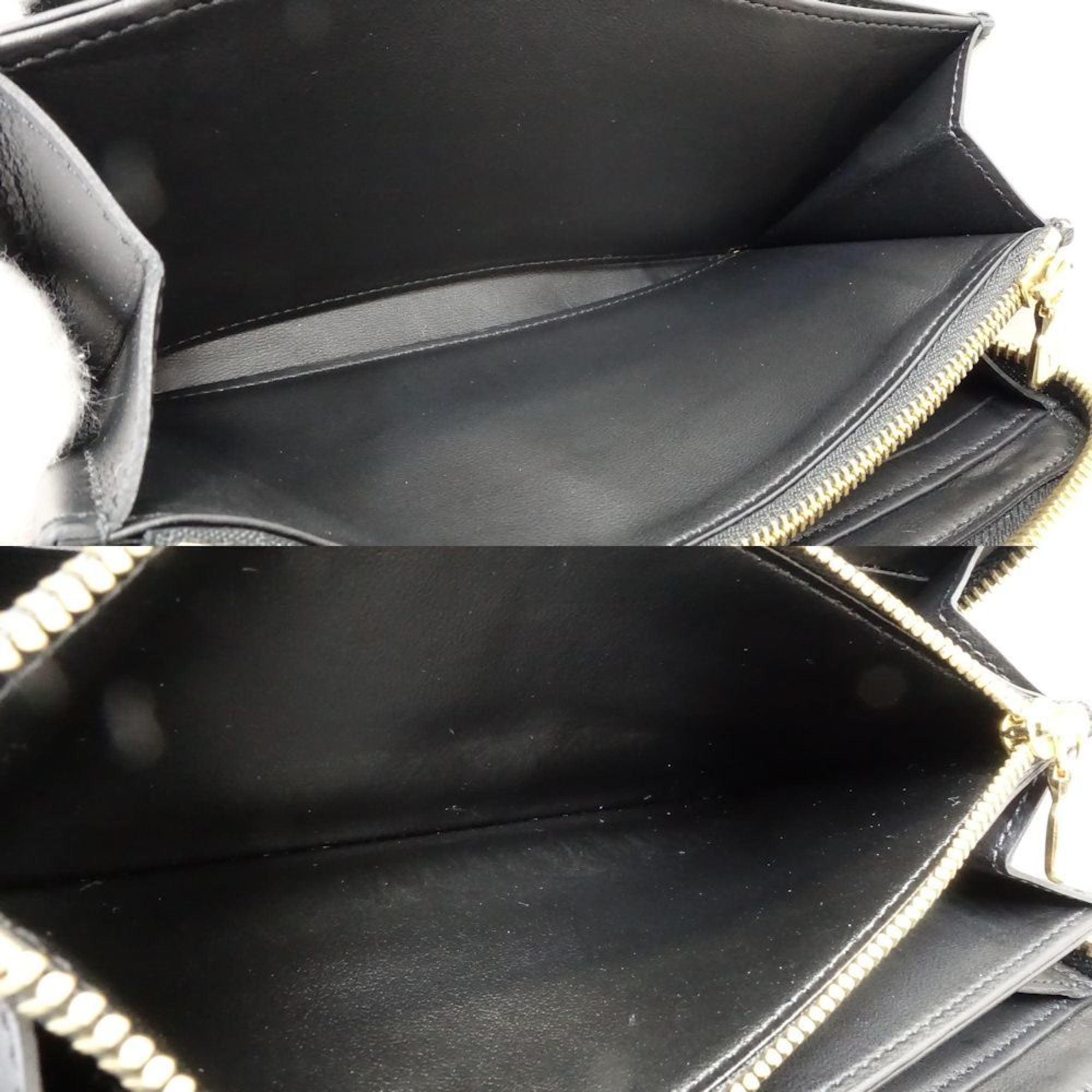 Louis Vuitton Noir Leather Long Wallet