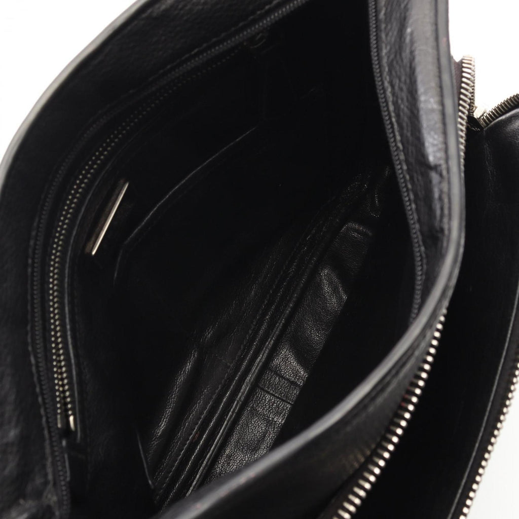 Prada Black Leather Shoulder Bag