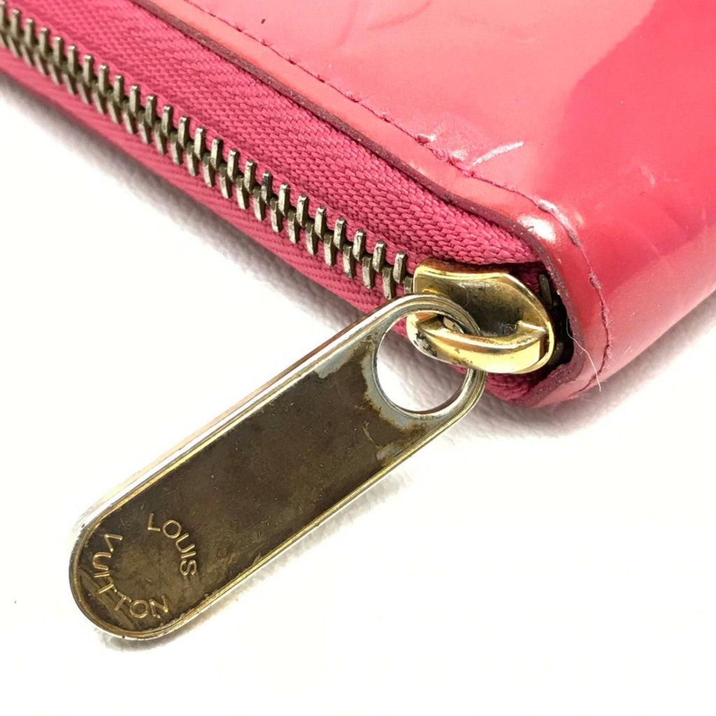 Louis Vuitton Pink Leather Long Wallet