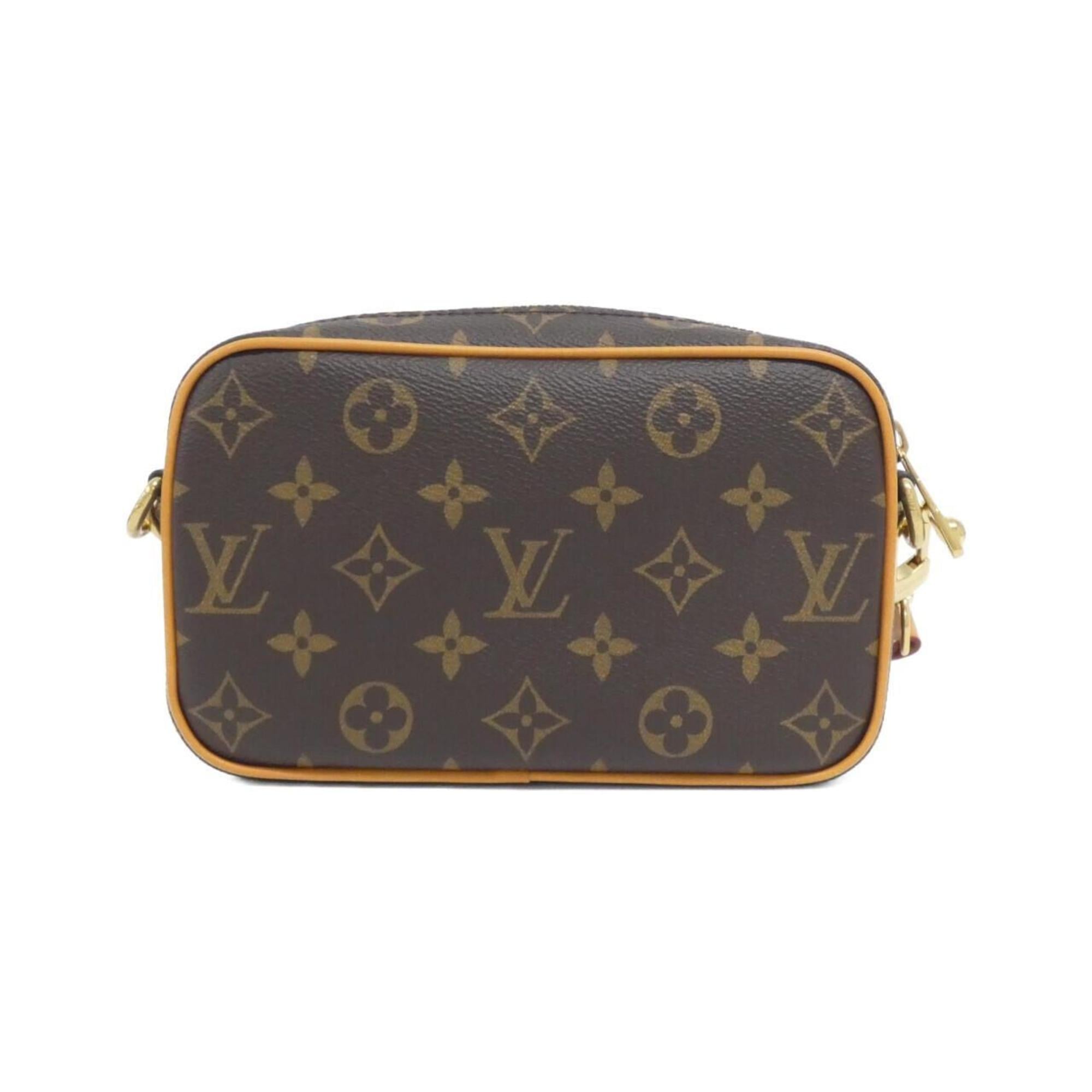 Louis Vuitton Marron Coated Canvas Shoulder Bag