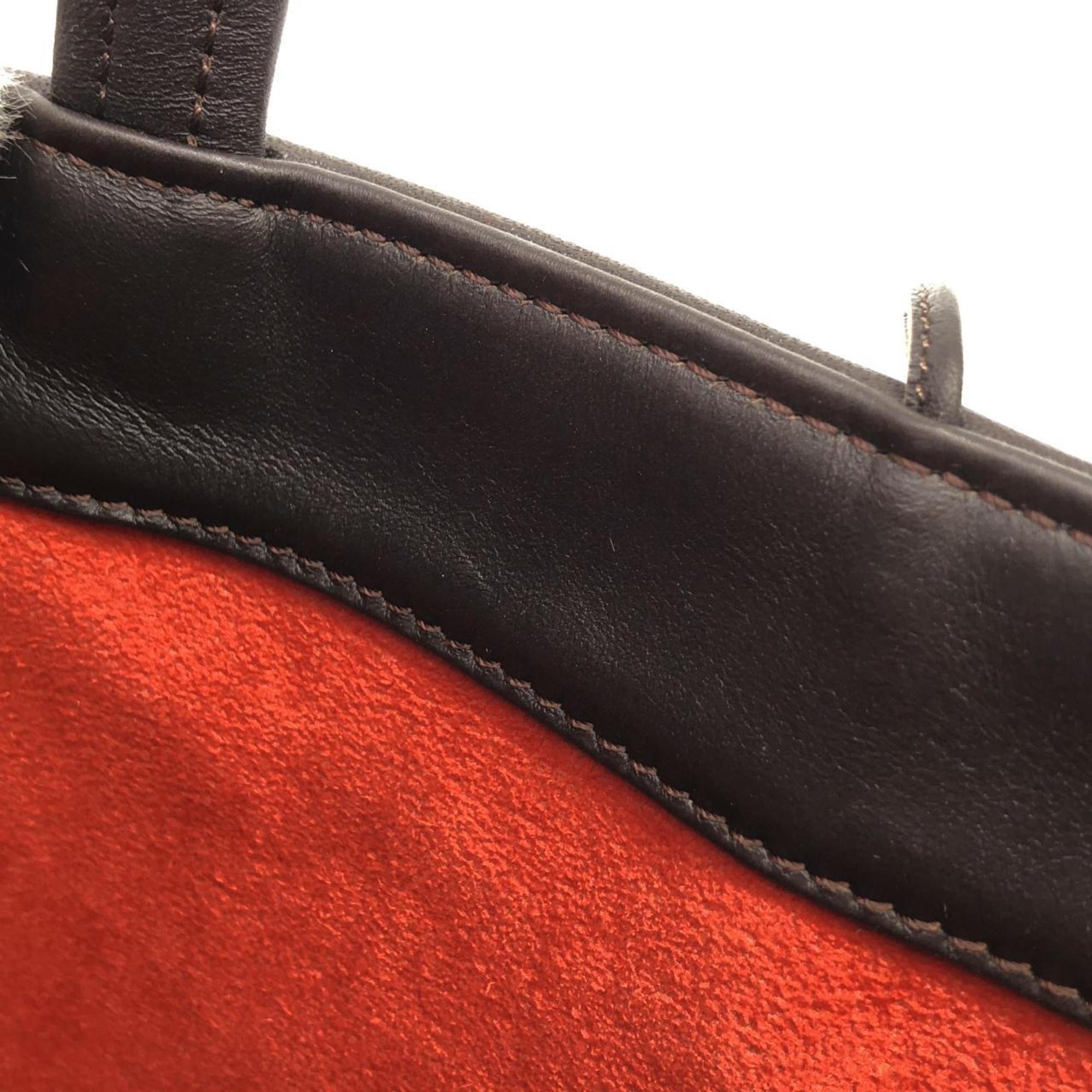 Louis Vuitton Brown Leather Handbag