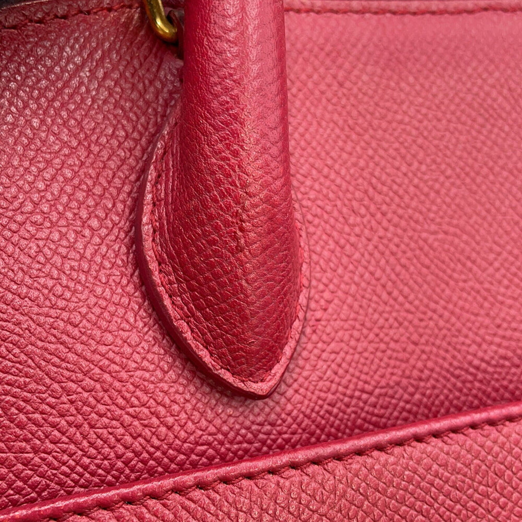 Balenciaga Red Color Leather Handbag Shoulder